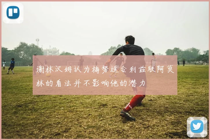 谢林汉姆认为梅努适合利兹联阿莫林的看法并不影响他的潜力